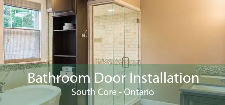 Bathroom Door Installation South Core - Ontario