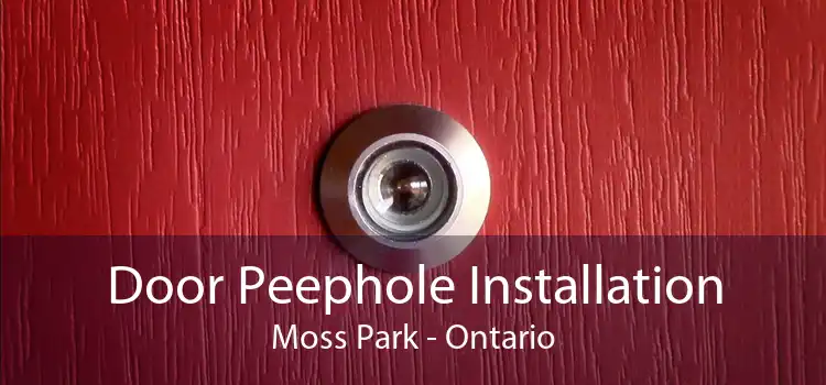 Door Peephole Installation Moss Park - Ontario