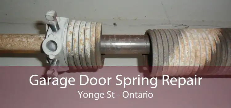 Garage Door Spring Repair Yonge St - Ontario