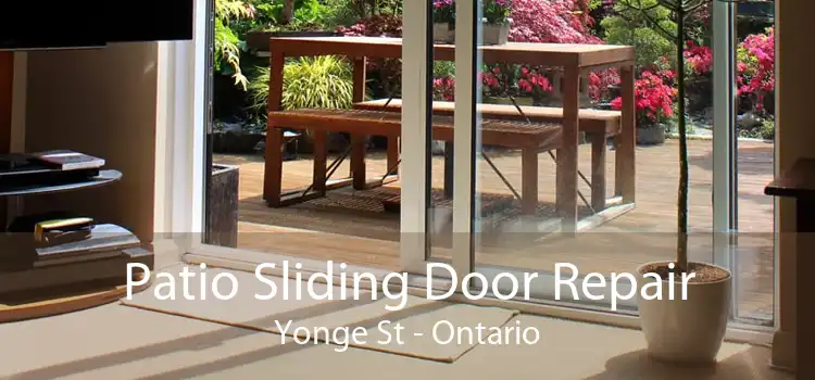 Patio Sliding Door Repair Yonge St - Ontario